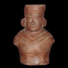 Vase anthropomorphe en terre cuite